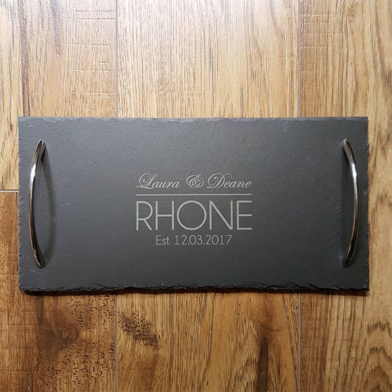 Go Find A Gift Personalised Mr /& Mrs Slate Board