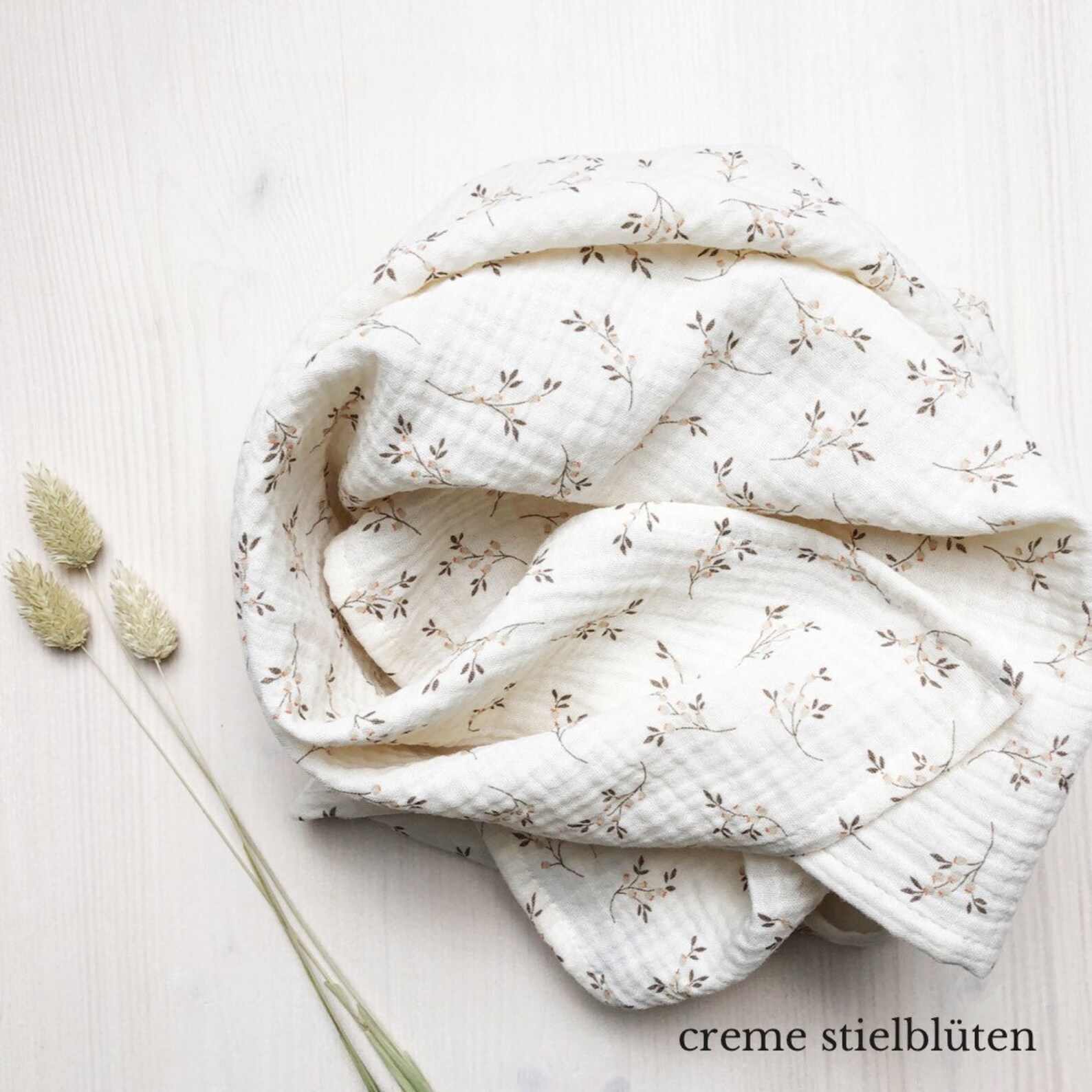 Maximo GOTS KIDS Musselin Tuch - 100% Baumwolle Bio Stoff Für Babys & Kinder