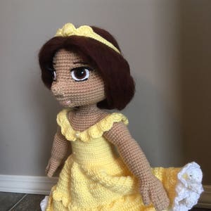 doll with princess outfit crochet pattern image 1