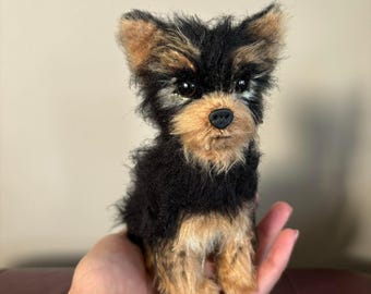 custom crochet pet replica