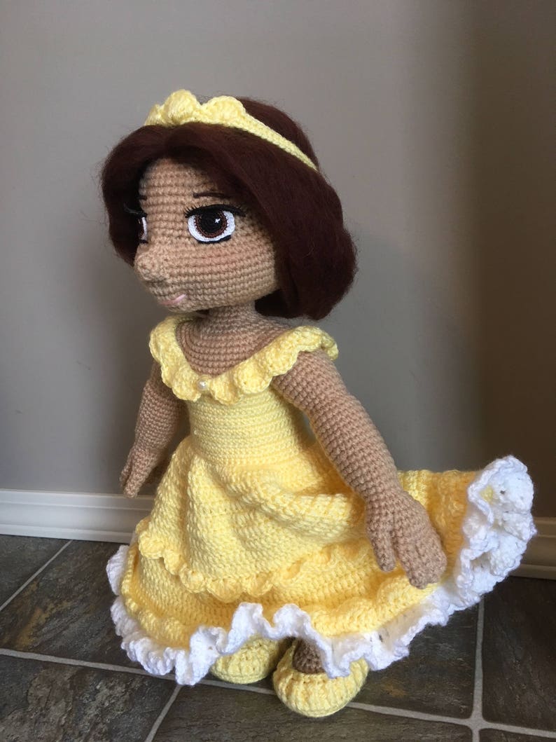 doll with princess outfit crochet pattern image 1