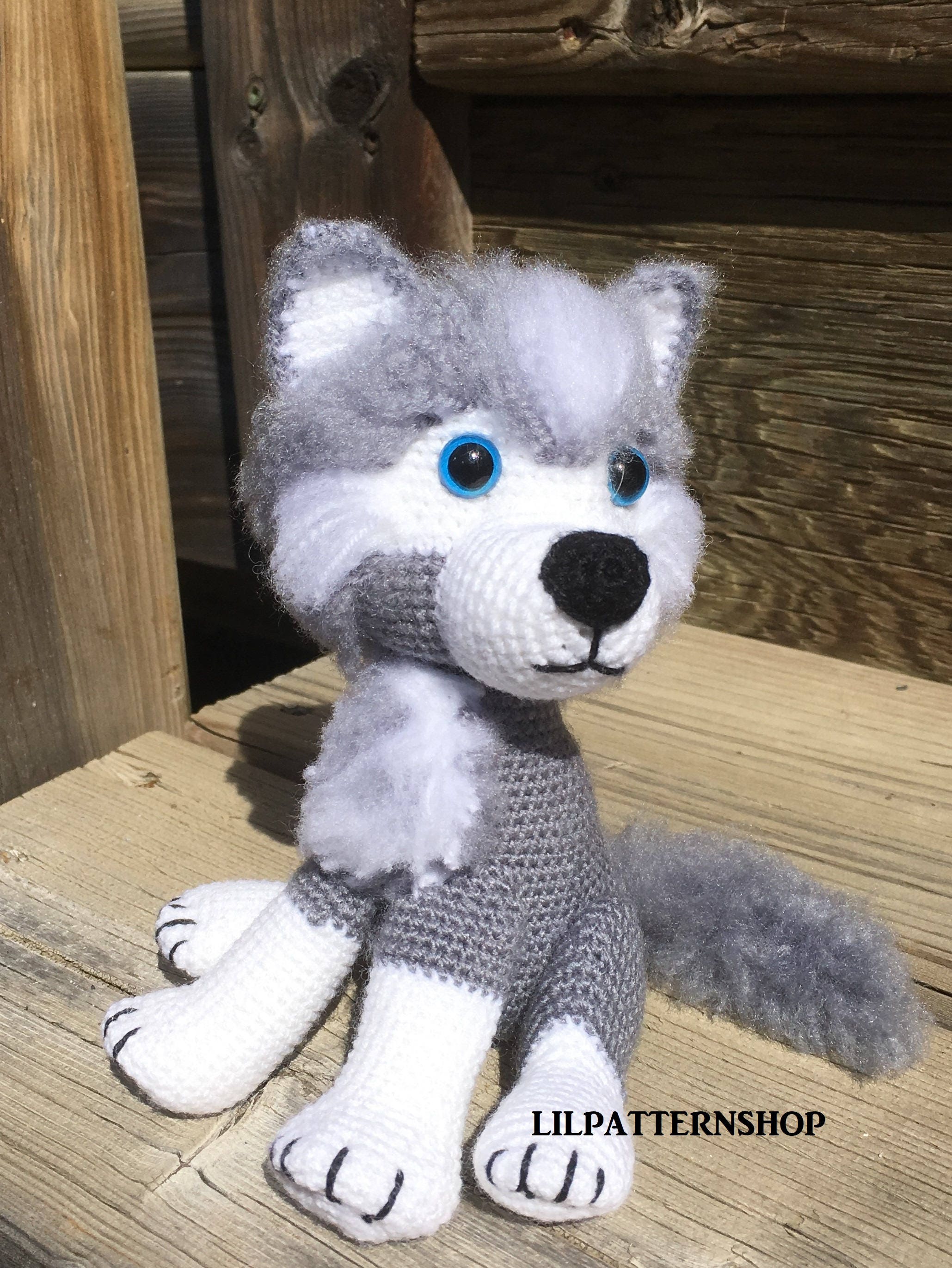 Husky Crochet Pattern by Lil Pattern Shop