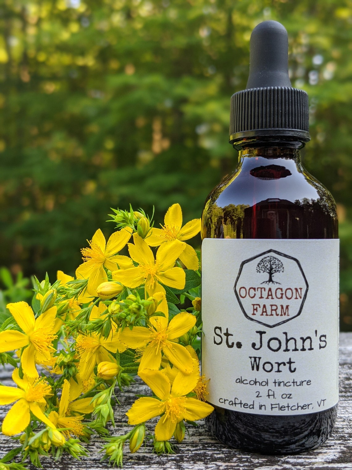 St. John's Wort Tincture alcohol extract Vermont natural Etsy