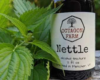 Stinging Nettle Tincture extract Vermont natural herbal supplement medicinal
