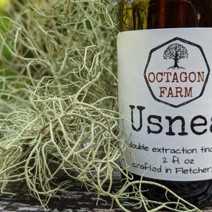Usnea Tincture lichen Vermont medicinal natural extract herbal tea fungus old man&#39;s beard powder free shipping