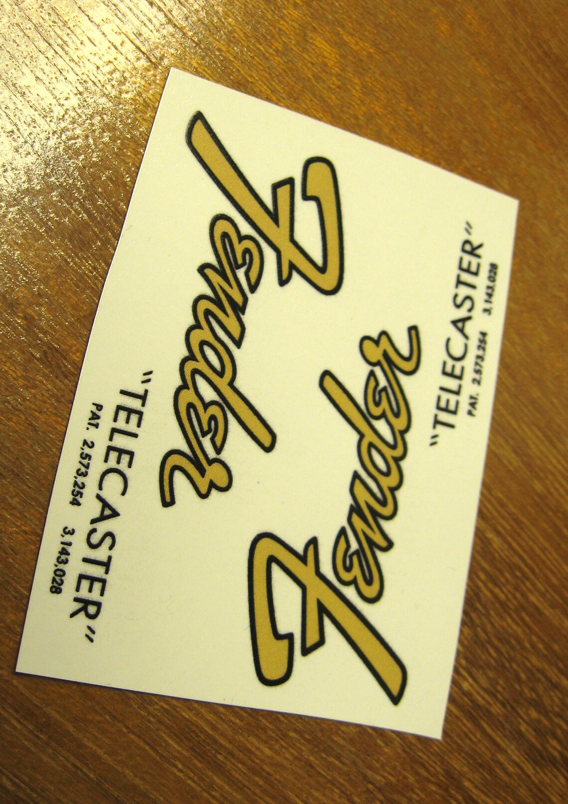 Fender Telecaster Decal Headstock waterslide decal 1948 1967 Etsy