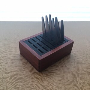 Collar Stay Holder Dark Cherry Stain - Etsy