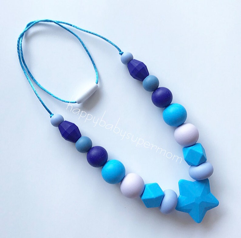 baby teething necklace for mom