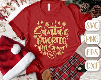 Santa's Favorite RN Squad Christmas Cut File (Digital Download)