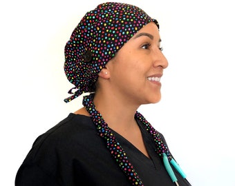 Matching Scrub Cap and Stethoscope Cover Set, Nurse Doctor Gift