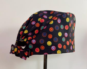 Handmade Unisex Scrub Cap, Colorful Prints, Doctor, Nurse, Dental