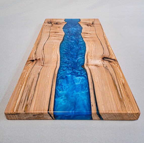 Walnut Resin Charcuterie Board DIY Kit River Live Edge Wood Epoxy
