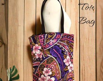 shopping bag - market tote - diaper bag - beach bag- Hawaiian prints available.