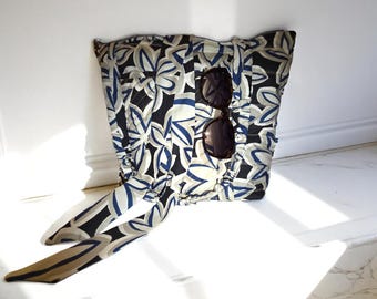 Hawaii Made quilted tote bag with pockets