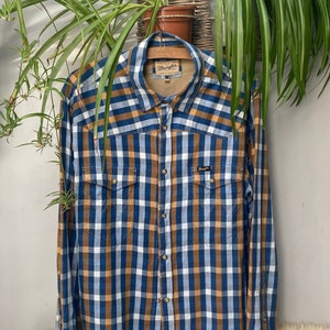 Vintage Wrangler Check Shirt Large