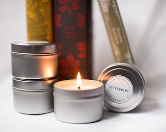 Essential Oil Candle Tins - 10 Pack