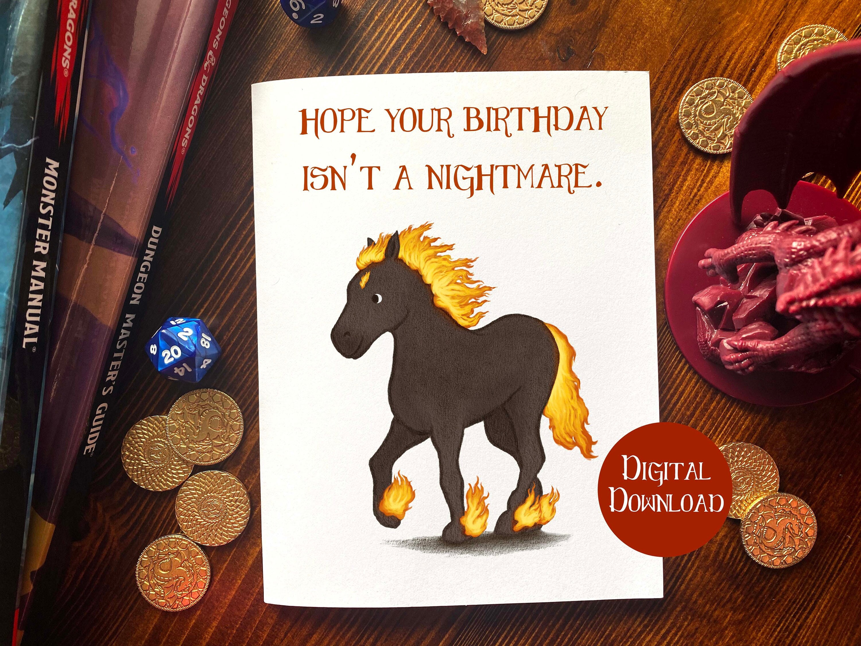 Dnd Birthday Card Printable