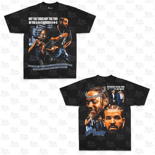 Kendrick Lamar vs Drake Diss OVO Inspired T-Shirt Tee Unisex S-3XL Adult