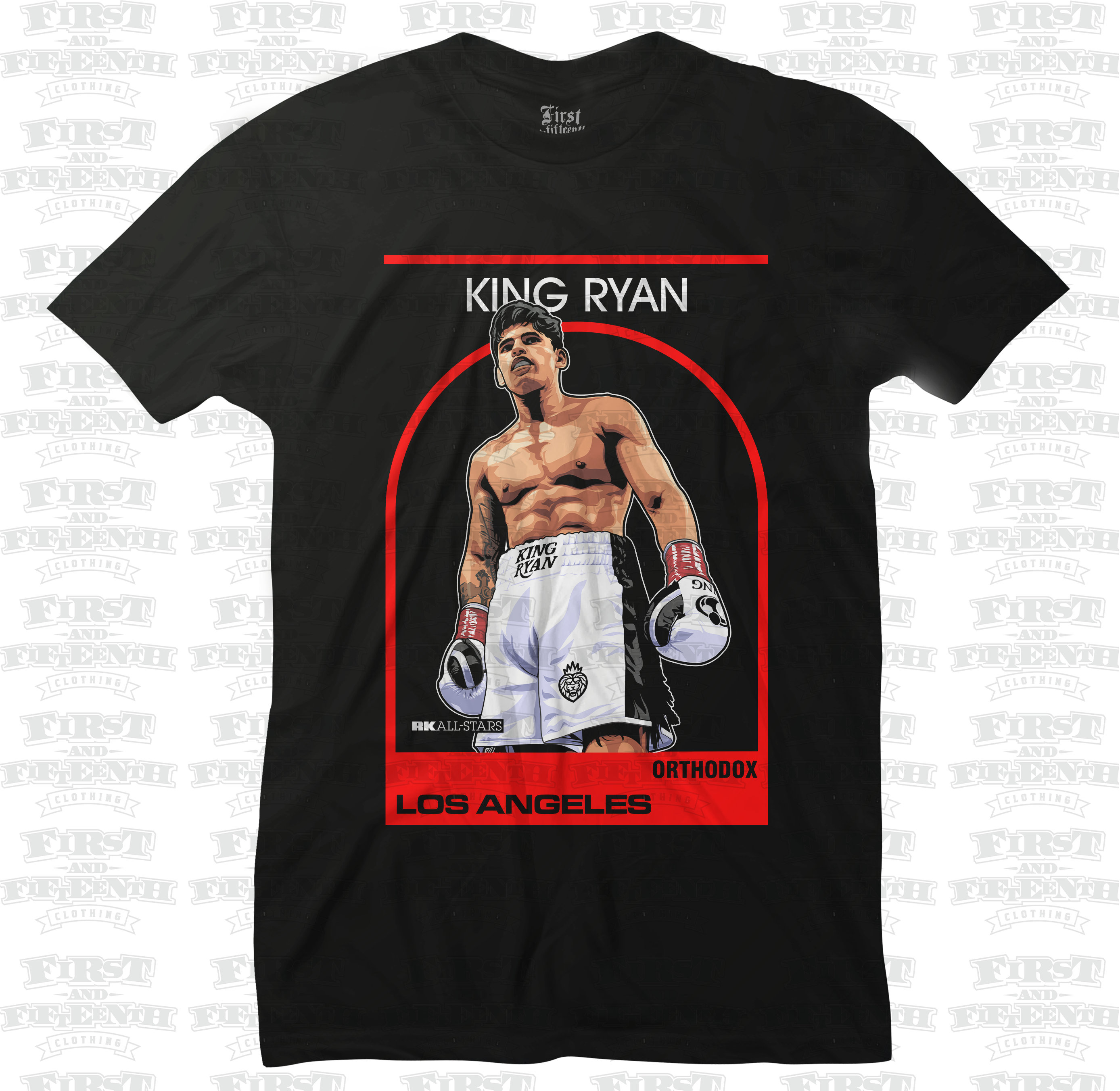 King Ryan Garcia Sports Card T-Shirt Tee Unisex S-3XL Adult