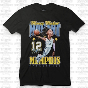 Ja Morant Memphis Grizzlies T-Shirt Tee Unisex S-3XL Adult