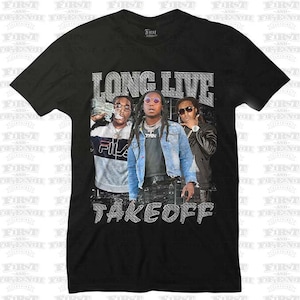 Migos Takeoff YRN Long Live Tee Unisex S-3XL Adult Concert Quavo Huncho Offset