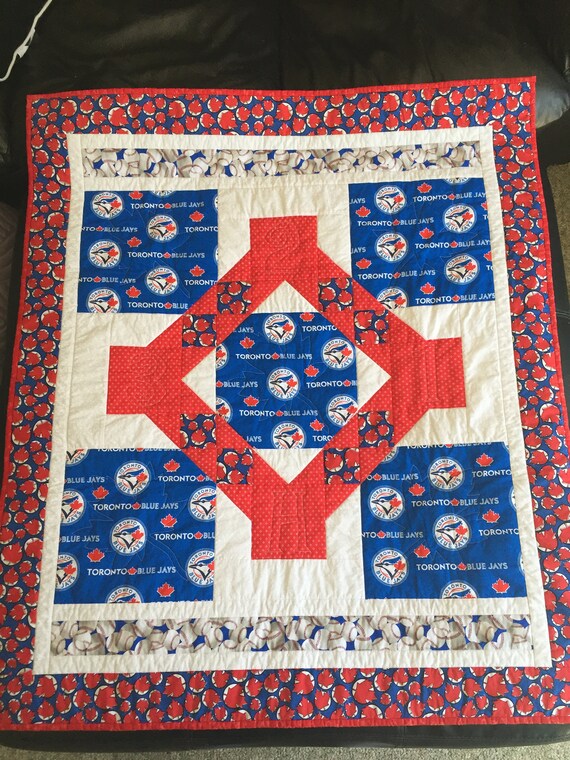 Items similar to MLB Toronto Blue Jays Quilt on Etsy