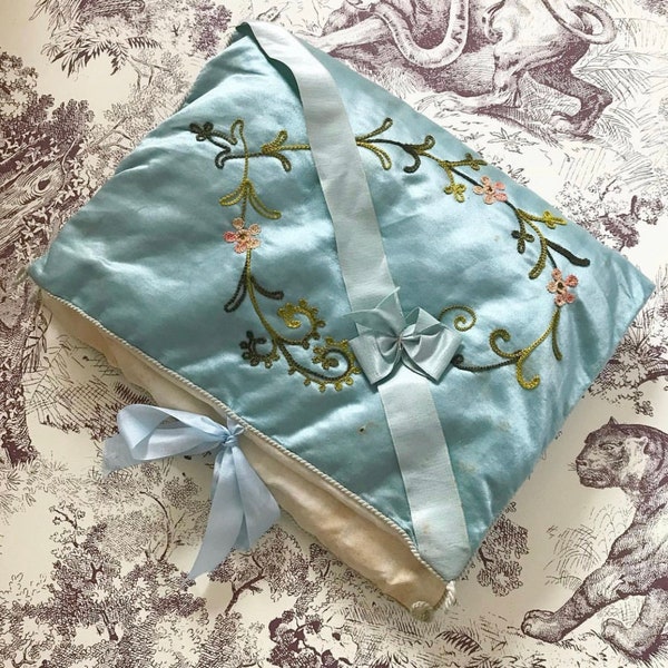 Belle* trousse à mouchoirs/lingerie antique, boudoir français