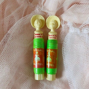 Set Aus 2 Sartel Vintage Französische Puppenköpfe
