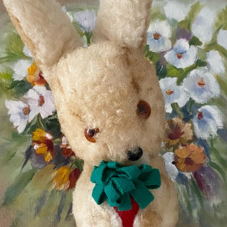 ADORABLE poupée lapin vintage française image 2