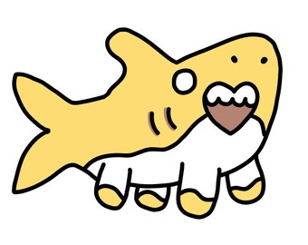 Lemon Shark Sticker