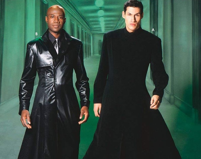 S5386 Sewing Pattern Matrix Coat Resistance Long Duster Gothic Cosplay