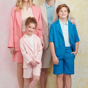 NEW OOP Sewing Pattern Children's, Teens' and Adults' Blazers and Shorts Sizes XS-Xl