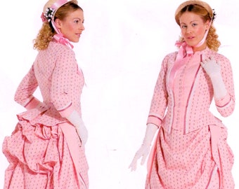 Burda 7880 Sewing Pattern Misses' Historical Victorian Era Costume 1886-1888 Jacket Overskirt Skirt Bustle Sizes 10-22 4011199078806