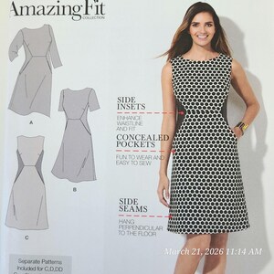 NOWY WYKRÓJ DO SZYCIA OOP Sukienki damskie Rozmiary 20W-28W
