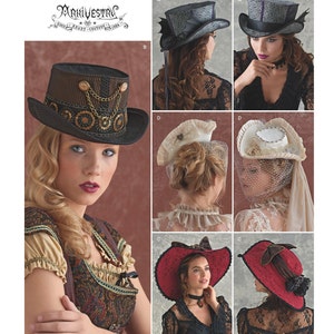 S8361 Sewing Pattern Costume Hats Arkivestry S-M-L 39353583615 Simplicity 8361