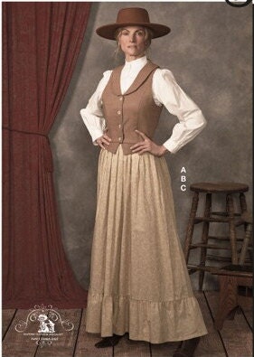 Victorian Steampunk Brass Age Wild West Dress Women Adult Costume