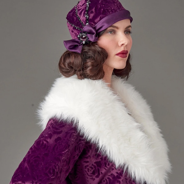 M8190 Sewing Pattern 1920s Historic Misses' Coat Hat Sizes 6-14/14-22 McCall's 8190 23795019651 23795019668