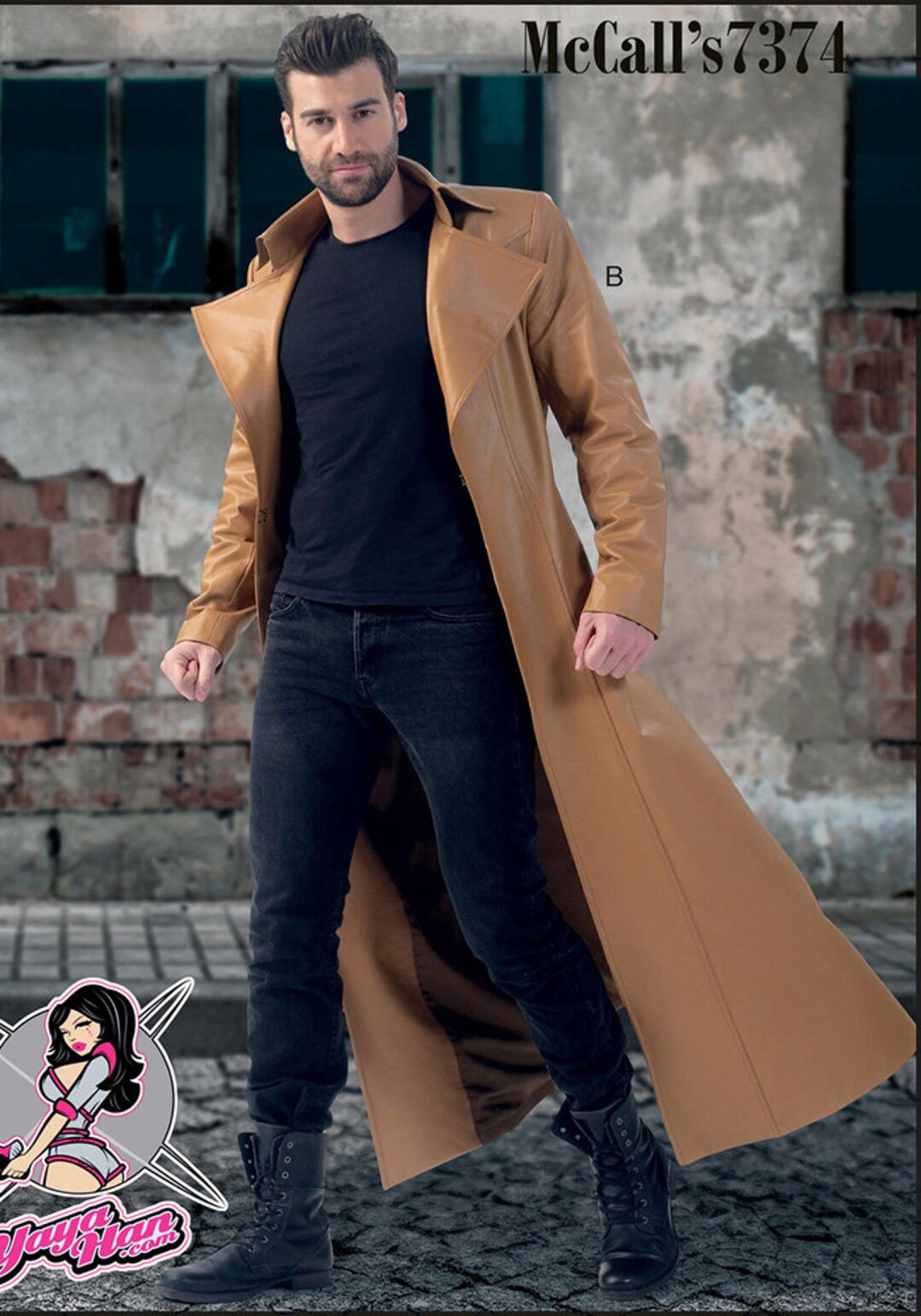 M7374 Sewing Pattern Men's Costume Coat Matrix Sizes 3844 or 4852 New