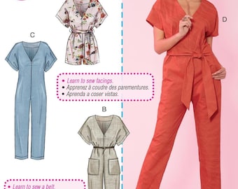 NEU EASY to Sew M7936 Schnittmuster Misses' Romper Jumpsuit Größen 4-14 0r 16-22 McCall's 7936