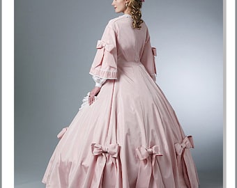 B5543 Sewing Pattern Historic Civil War 1860s Gone with the Wind Melanie Dress Sizes 6-12 or 14-20 Butterick 5543 OOP