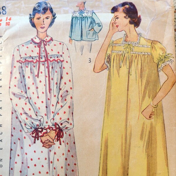 Bed Jacket Pattern Etsy