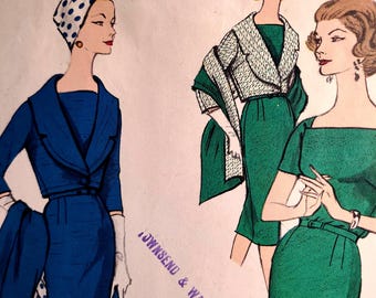 Patrón de costura VOGUE COUTURIER V165 SIN USAR, vestido vintage de los años 60, busto 32", Vogue original de los años 60 165