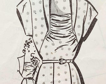 AA4652 Anne Adams 4652 Vintage 1950's Sewing Pattern Lovely Sundress ...