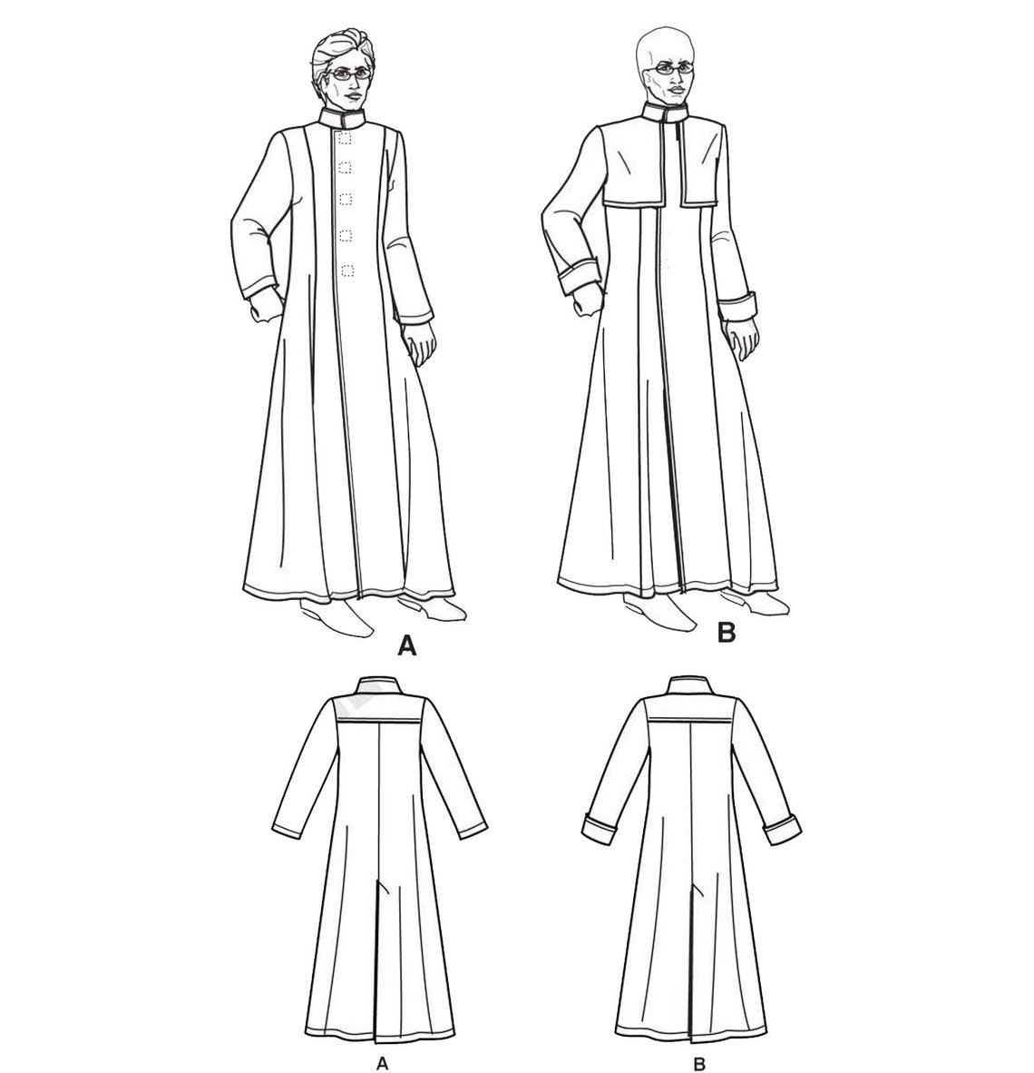 S5386 Sewing Pattern Matrix Coat Resistance Long Duster Gothic Etsy