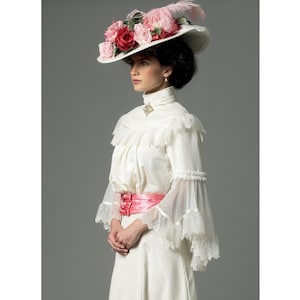B5970 Sewing Pattern Victorian Historic Early 20th Century Costume Corsage Top Skirt Sizes 8-16/16-24 Butterick 5970 Titanic 31664451785