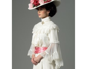 B5970 Sewing Pattern Victorian Historic Early 20th Century Costume Corsage Top Skirt Sizes 8-16/16-24 Butterick 5970 Titanic 31664451785