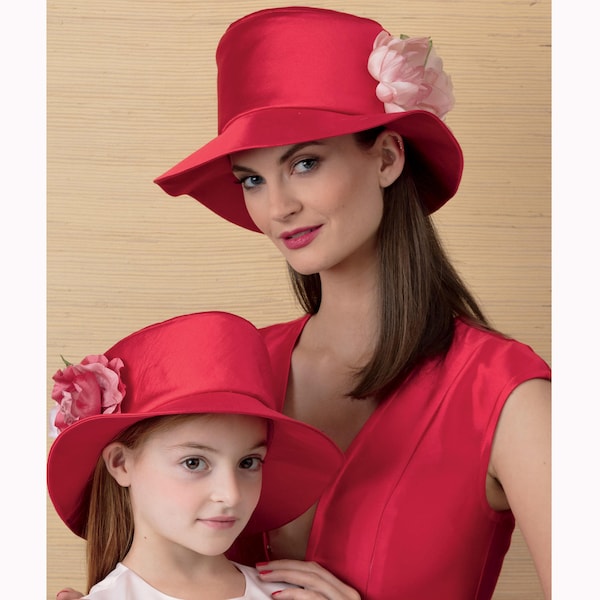 V9308 Vogue 9308 Sewing Pattern Ladies & Child Brim Hats Sizes S-Lg ( 20-23.5")(51-59 cm) Out Of Print 31664474401 TaFa