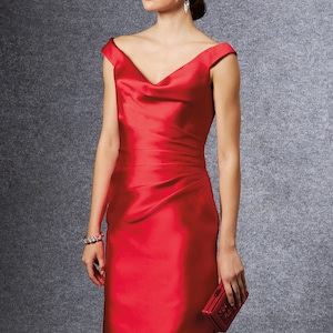 V1655 Vogue 1655 SEWING PATTERN Designer Bellville Sassoon Special Occasion Dress Formal New Year Party Cocktail Dress