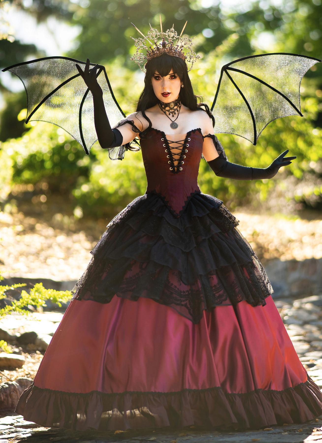00’s Feather design stretch cut-sew NEW S3063 Sewing Pattern Misses' Costume Fantasy Bat Wings