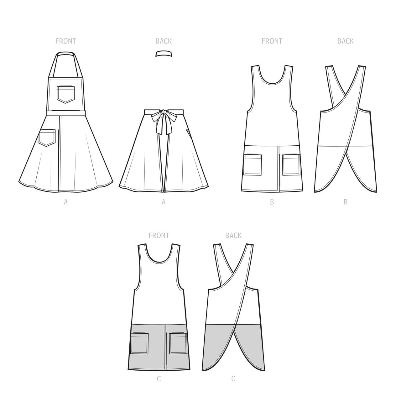 S9564 Sewing Pattern Simplicity 9564 R11472 Garden Kitchen EASY Cross ...